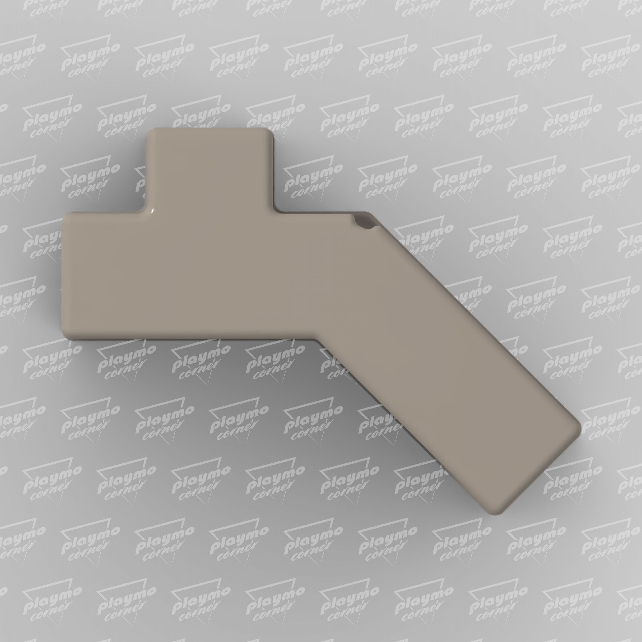 Masonry L-Y Octagon Connector for Playmobil Steck Castle Towers - Image 3