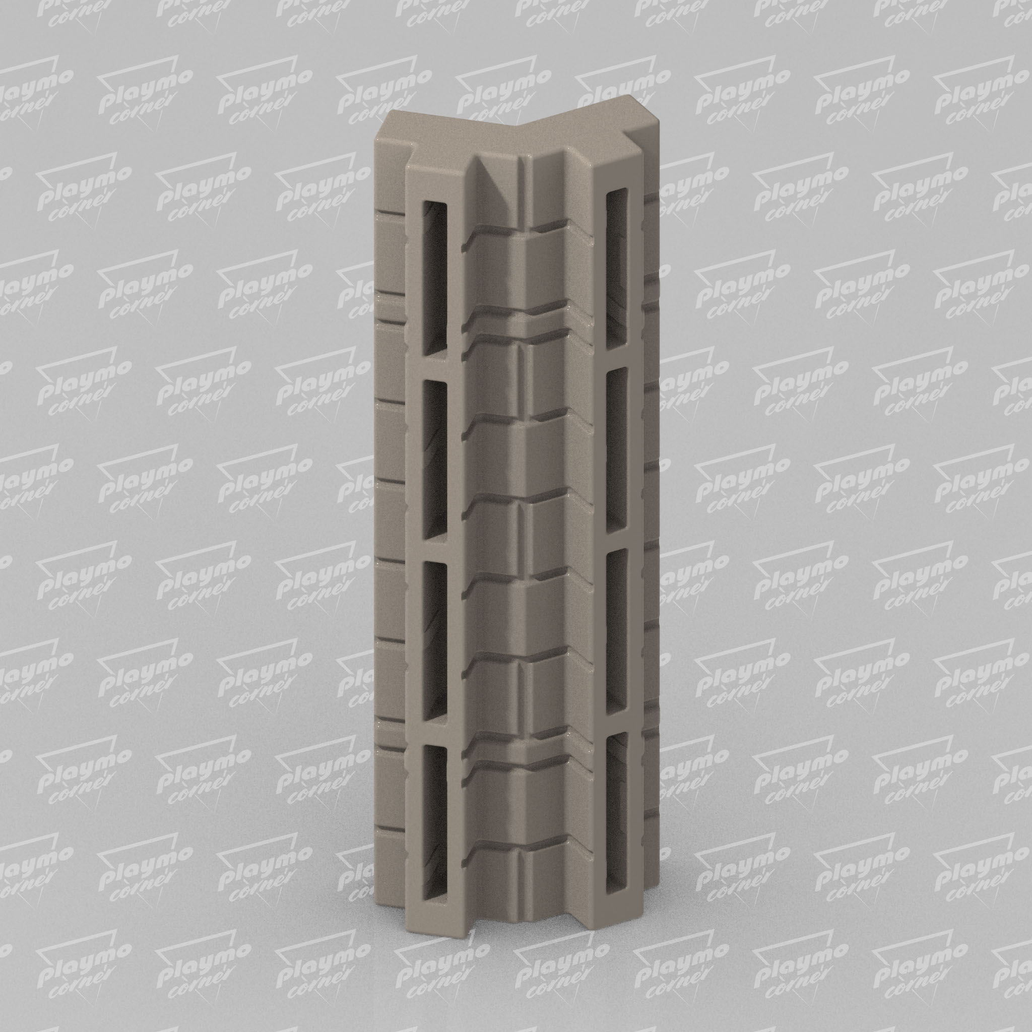 Masonry L-YY Octagon Connector for Playmobil Steck Castle Towers