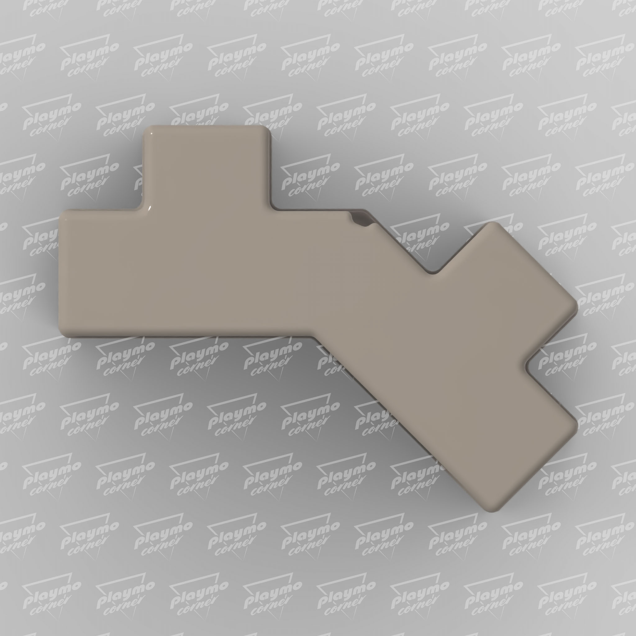 Masonry L-YY Octagon Connector for Playmobil Steck Castle Towers - Image 4