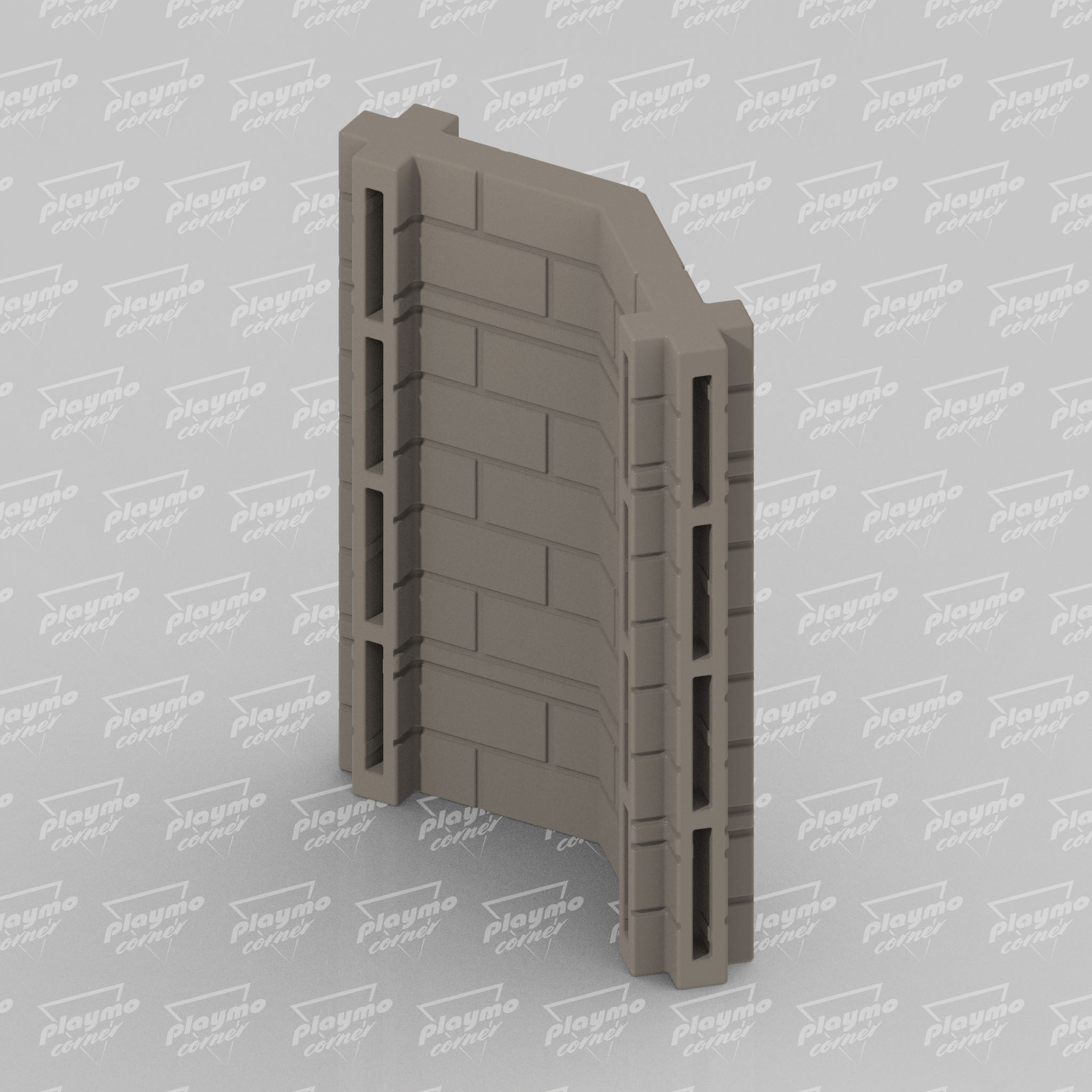 Masonry XX Octagon Connector XL for Playmobil Steck Castle Walls - Image 3