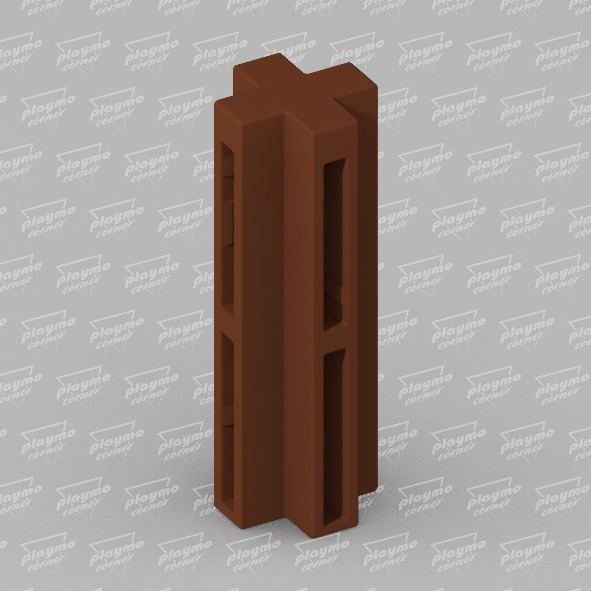 Flat X Connector for Playmobil Steck Safari System