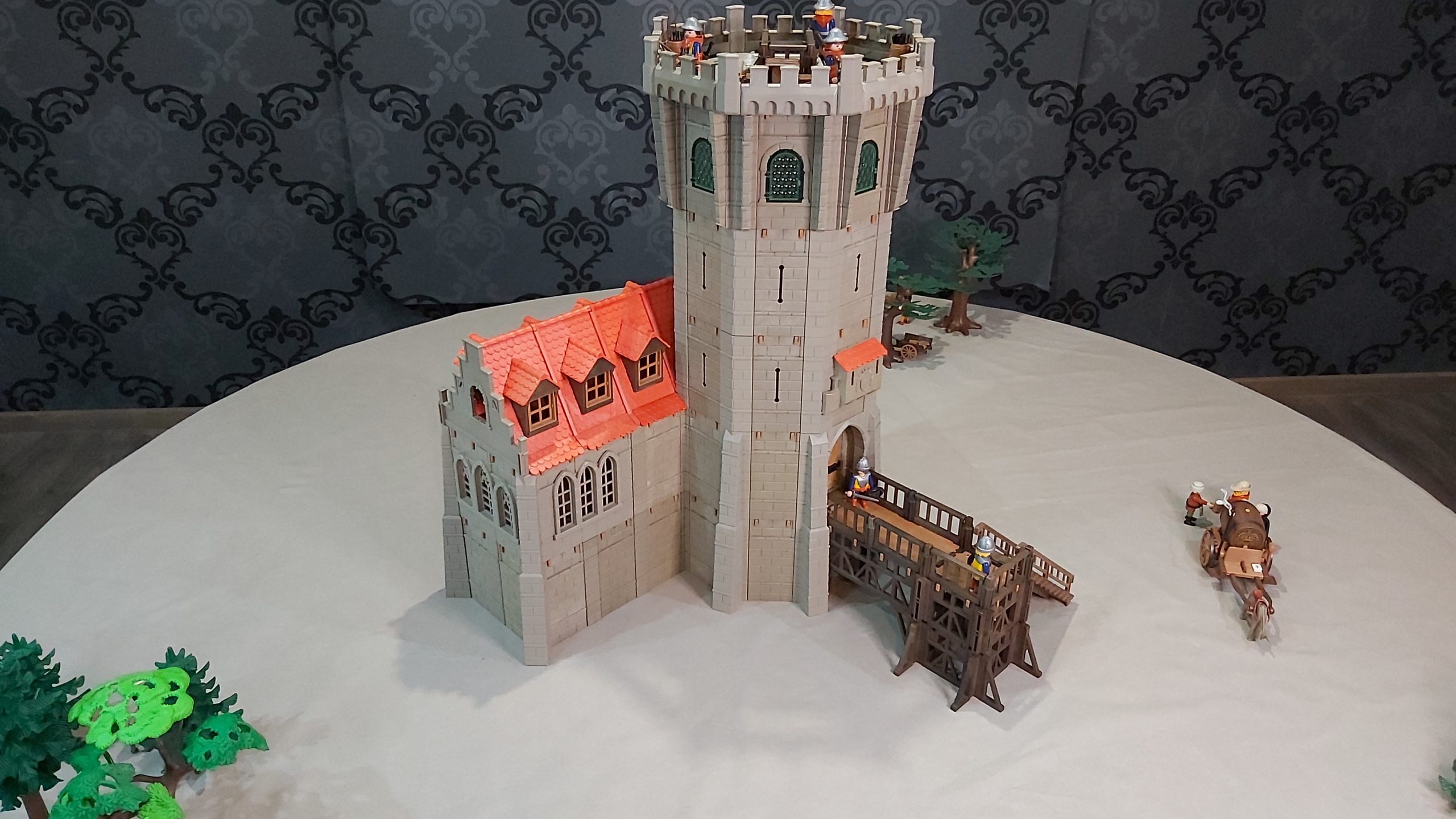 Masonry L-Y Octagon Connector for Playmobil Steck Castle Towers - Image 7