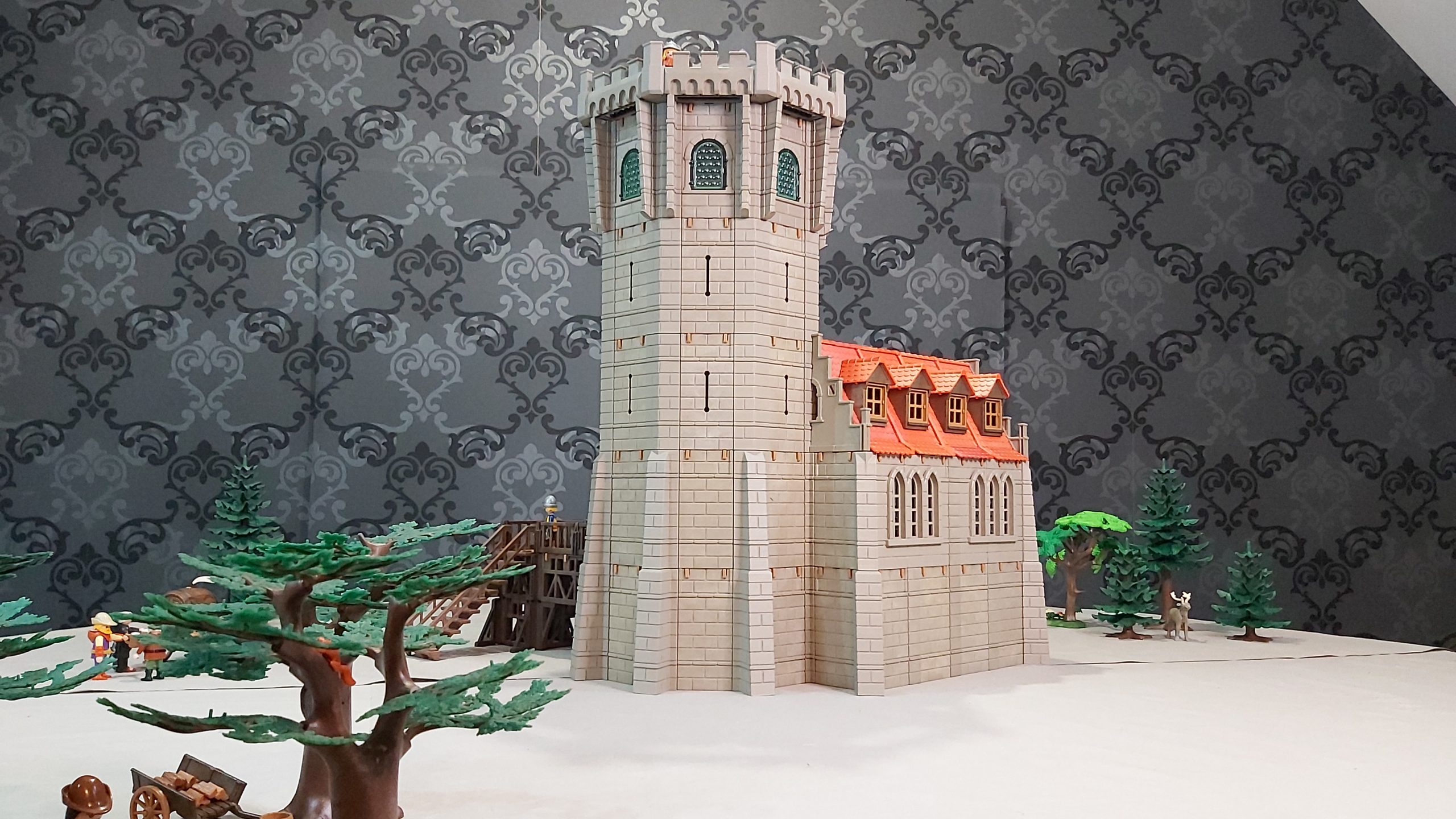 Masonry L-Y Octagon Connector for Playmobil Steck Castle Towers - Image 6